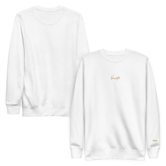 Sudadera Clásica Versetto® Limited Edition White